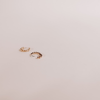 Jeanie Beaded Huggie