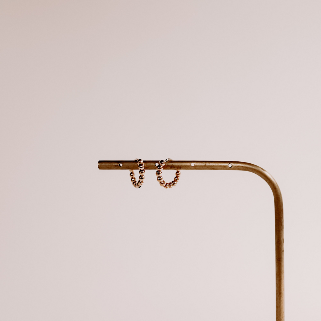 Jeanie Beaded Huggie