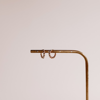 Jeanie Beaded Huggie