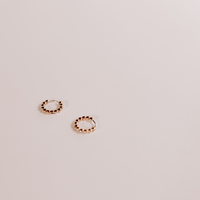 Jeanie Beaded Huggie