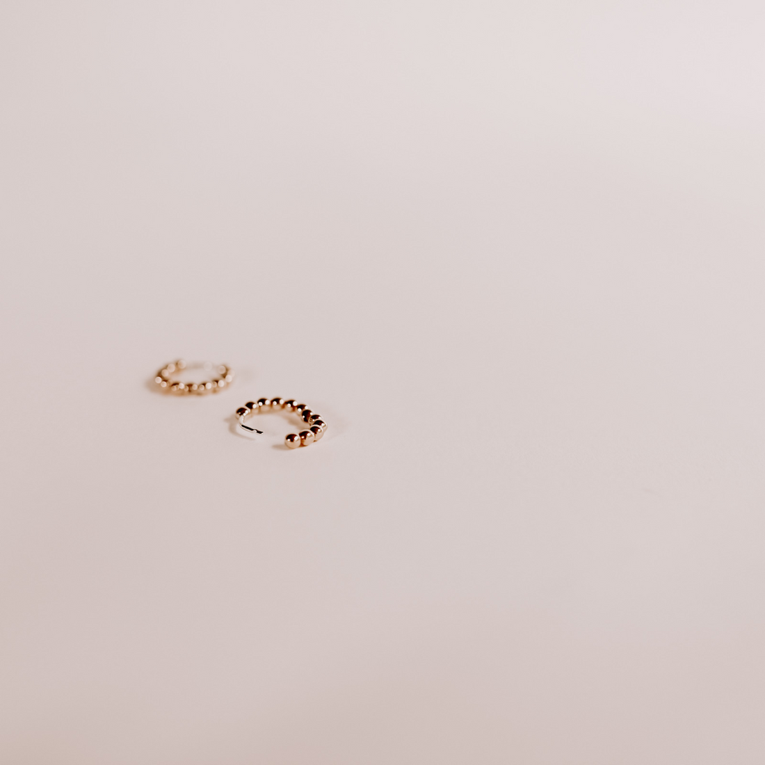 Jeanie Beaded Huggie