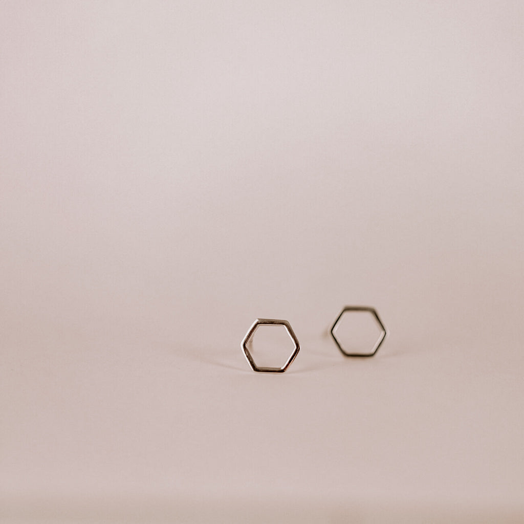 Hexagon Studs